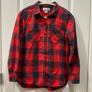 Old Navy Buffalo Plaid Shirt Size Small